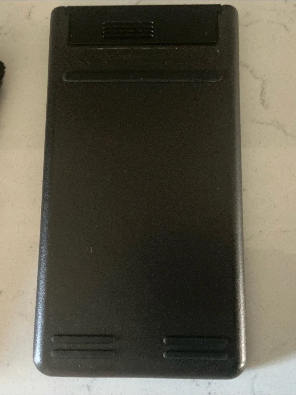 Vintage 1987 HP Hewlett Packard 10B business calculator black with case